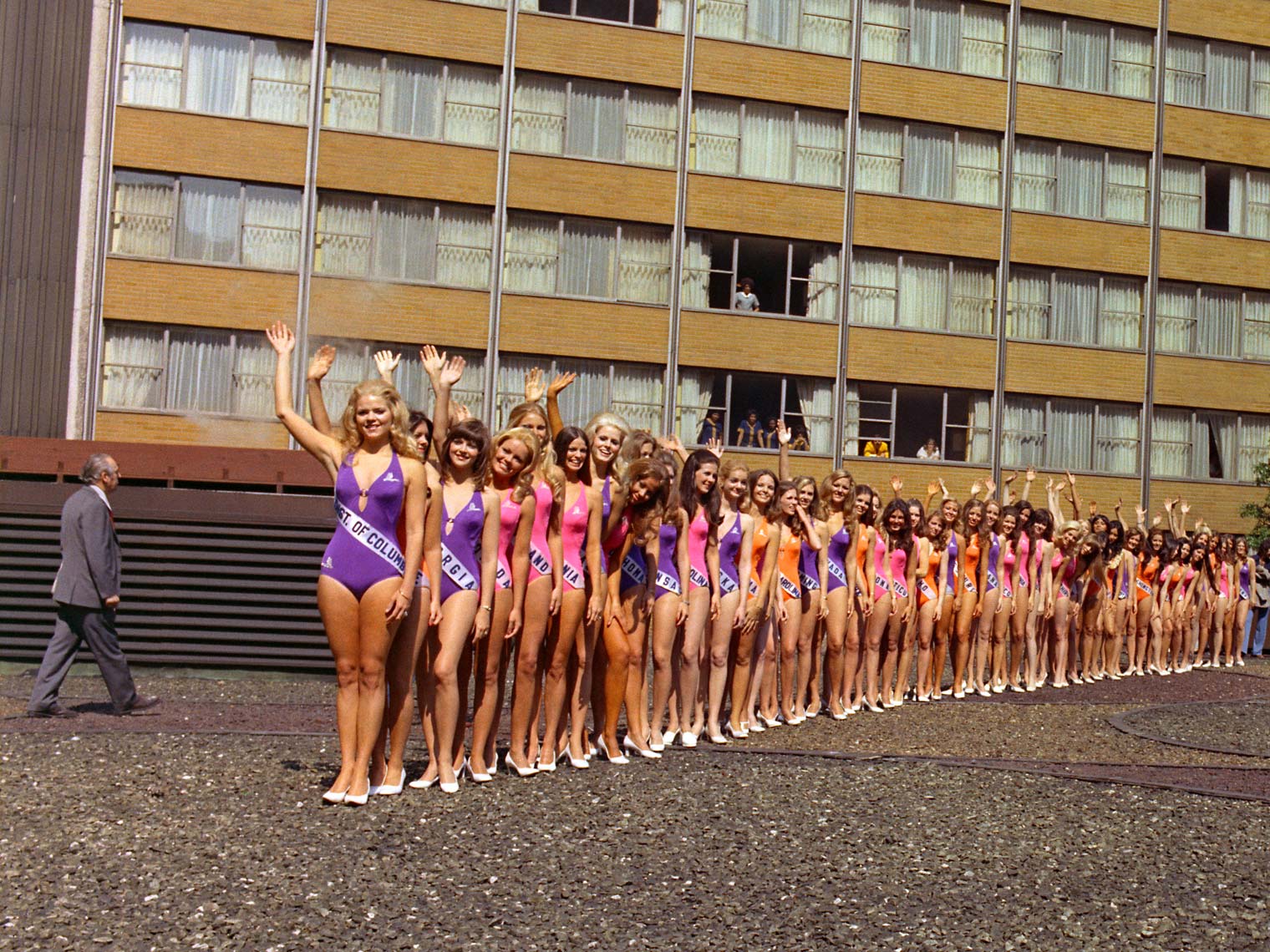 MISS USA CONTESTANTS; AMERICANA HOTEL, NEW YORK, NY