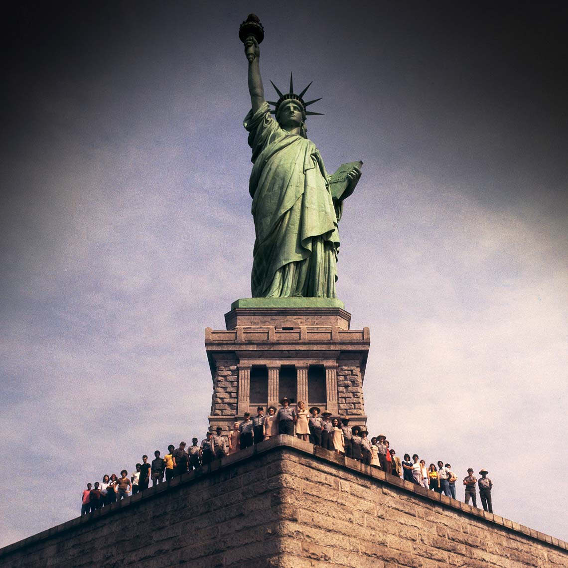 STAFF OF THE STATUE OF LIBERTY; LIBERTY ISLAND, NY